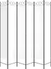 vidaXL 6-dielne paravánové plátno White 240x220 cm Náhľad obrázku produktu 4