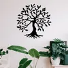Wallity, accessoire mural décoratif en métal, noir, 60 x 60 Voir les images du produit 2
