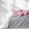Narzuta pikowana SOFTA różowa + srebrna 240x260 AmeliaHome Podgląd zdjęcia produktu 3