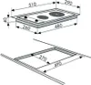 Amica KME 13135 E Ed 2er Kochmulde 30cm autark Ausschnitt Produktbild-Vorschau 2