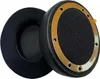 Two black ear pads for headphones are shown against a white background. Produktbild-Vorschau