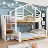 Letto a castello Merax, modello casetta, 90x200 cm nella Anteprima dell’immagine prodotto 6