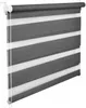 Double store Duorollo 55 cm de large 150 cm de long gris Voir les images du produit 1