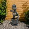 Fontana a cascata da esterno – Fontana da giardino Anteprima dell’immagine prodotto 4