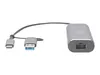 DIGITUS Digitus Adattatore USB Type-C™ Gigabit Ethernet Anteprima dell’immagine prodotto 2