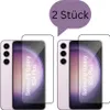 Two Samsung Galaxy S24 Plus phones with screen protectors applied, with a text overlay indicating '2 Stück'. Produktbild-Vorschau