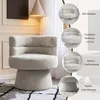 Duhome Drehsessel Modern Loungesessel aus Chenille Produktbild-Vorschau 5