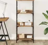 vidaXL Regał dębowy Artisan 50x33x117,5 cm materiał Podgląd zdjęcia produktu 9