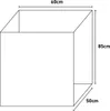 Mobile Lavatoio bianco Garden 60x50X85 PVC Anteprima dell’immagine prodotto 8