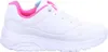 A side view of a white and pink sneaker against a white background. Produktbild-Vorschau
