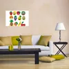 Wallario Poster - Obst-Smilies im Comic-Stil - Lustige Produktbild-Vorschau 2