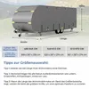 COSTWAY Plachta na karavan 524 x 260 cm, ochranný obal z Náhled obrázku produktu 3