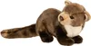 A plush toy marten lying down against a white background. Produktbild-Vorschau