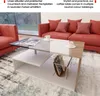 Konferenční stolek, 90 x 50 x 41 cm, bílá Náhled obrázku produktu 13