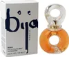 Bijan Women Eau de Toilette in runder Glasflasche mit Loch, goldener Sprühkopf, transparenter Deckel, daneben weiße Verpackung mit schwarzer Schrift. Podgląd zdjęcia produktu