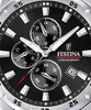 Festina Herren Uhr Elegant Leder Armbanduhr schwarz Produktbild-Vorschau 2