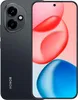 A smartphone is shown from the back and front, with the screen displaying a colorful abstract wallpaper. Produktbild-Vorschau