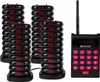 A set of restaurant pagers and a charging base with a remote. Produktbild-Vorschau