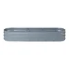 A long, oval-shaped raised garden bed made of corrugated metal. Produktbild-Vorschau
