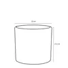 Mica Decorations Pflanzentopf - weis - Keramik - 23 x 21 cm Produktbild-Vorschau 6