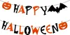 Oblique Unique Happy Halloween Girlande Horror Hänge Produktbild-Vorschau 1
