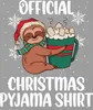 Official Christmas Pyjama Faultier - Weihnachten Produktbild-Vorschau 3