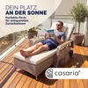 CASARIA® Sonnenliege mit Rollen 7cm Auflage Extra Breit Produktbild-Vorschau 8