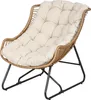 Gartensessel PE-Rattan Stahl, Outdoor Lounge Sessel mit Produktbild-Vorschau 3
