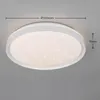 Plafonnier LED, blanc, télécommande, D 39 cm Voir les images du produit 8