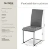 TecTake 402551, 410 mm, 520 mm, 990 mm, 7,25 kg, Grau Produktbild-Vorschau 5
