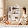 Große Holz Kinderküche Spielküche mit Licht & Sound, Spüle Produktbild-Vorschau 8