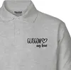 Huuraa Damen Polo Shirt Glasgow my love L Sport Grey Bio Produktbild-Vorschau 2