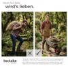 tectake Schubkarre 100L verzinkte Stahlwanne 250kg Produktbild-Vorschau 3