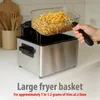 frytownica alpina 5 litrów - Podwójna frytownica z 3 Podgląd zdjęcia produktu 7