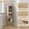 EUGAD Bücherregal mit 5 Fächern, mit 1 Tür, aus MDF, Produktbild-Vorschau 5