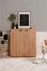 Schuhschrank Satine - 100x34x110cm - 2 Türen - Eiche Produktbild-Vorschau 10