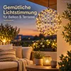 LED Kugel 20cm Schwarz - Leuchtkugel mit 100 LEDs für innen Produktbild-Vorschau 3