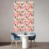 MuchoWow® Poster Blumen - Rosa - Muster 120x180 cm - Produktbild-Vorschau 5