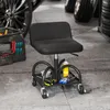HOMCOM Werkstatthocker mit Rollen Ablagefläche, 58,5 cm Produktbild-Vorschau 2