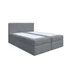 A studio shot of a bed frame with a headboard and two base units, presented against a white background. Produktbild-Vorschau