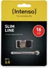 Intenso Slim Line - Chiavetta USB - 16 GB - USB 3.0 - Nero Anteprima dell’immagine prodotto 5