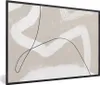 MuchoWow® Gerahmtes Poster Linie - Abstrakt - Design 90x60 Produktbild-Vorschau 1