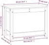 vidaXL Cassapanca 60x32x45,5 cm in legno massello di pino Anteprima dell’immagine prodotto 17
