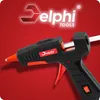 DELPHI Heißklebepistole 100W mit 60pcs Heißklebesticks 7mm, Produktbild-Vorschau 5