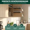 Zestaw 2 półek na przyprawy eluno z bambusowym dnem, Podgląd zdjęcia produktu 3