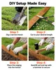 SucceBuy Rasenkante aus Kohlenstoffstahl, 10 m x 14 cm Produktbild-Vorschau 5