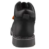 Rear view of a black boot. Produktbild-Vorschau