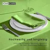 HOMESCAPES Tischdecke limette 137 x 178 cm, 100% Baumwolle Produktbild-Vorschau 4