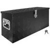 Deichselbox Schwarz Werkzeugkasten Truckbox Alu Box Produktbild-Vorschau 1