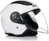 A white LS2 jet helmet with a clear visor, shown against a white background. Anteprima dell’immagine prodotto